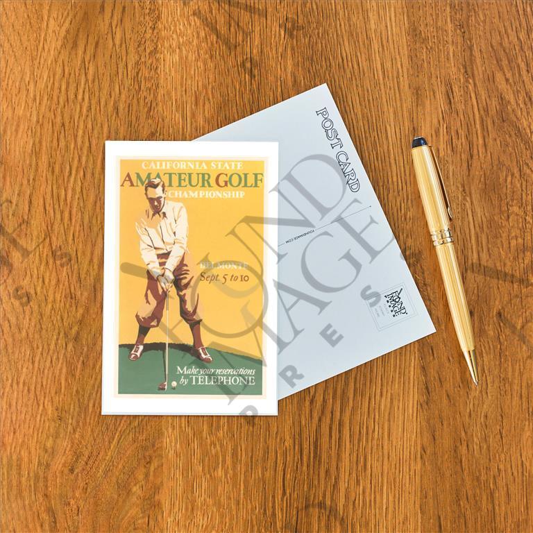 A Mild Game Golf - Carte postale ancienne et vue d'Hier et Aujourd'hui