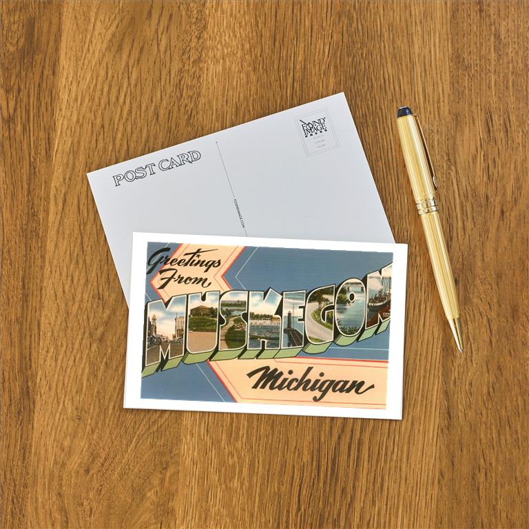 Postcard MI-568
