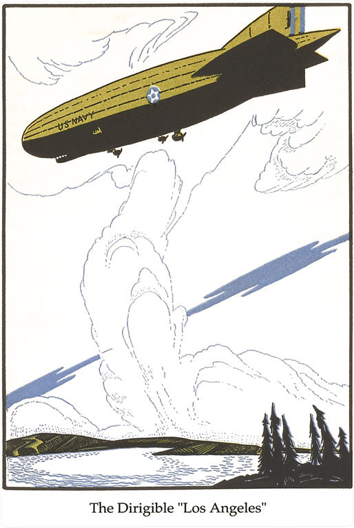 Old Dirigible Vintage Image, Aviation Illustration AI-25 – Found Image ...
