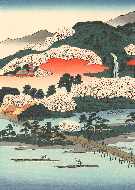 Coastal Landscape Vintage Image, Japan JN-247 – Found Image Retail
