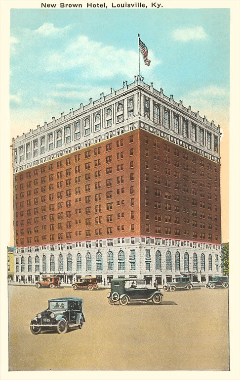 Brown Hotel, Louisville Vintage Image, Kentucky KY-161 – Found Image Retail